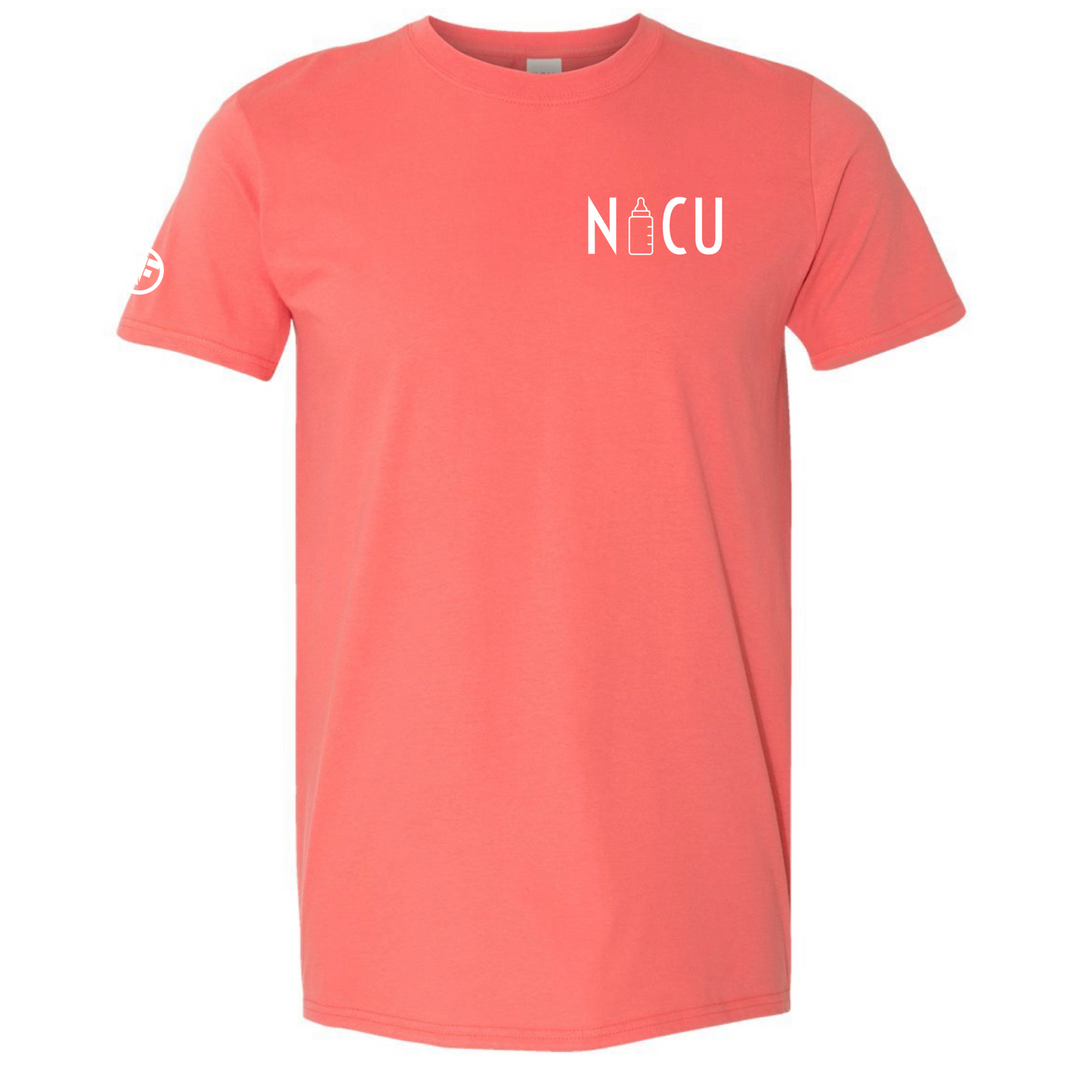 NICU Bottle Icon T-Shirt (Solid Colors)