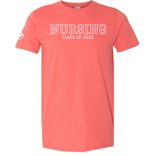 Nursing Grad 2025 T-Shirt (Solid Colors)