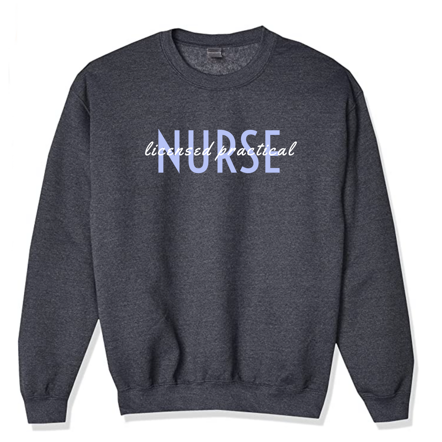 Purple Licensed Practical Nurse Crewneck