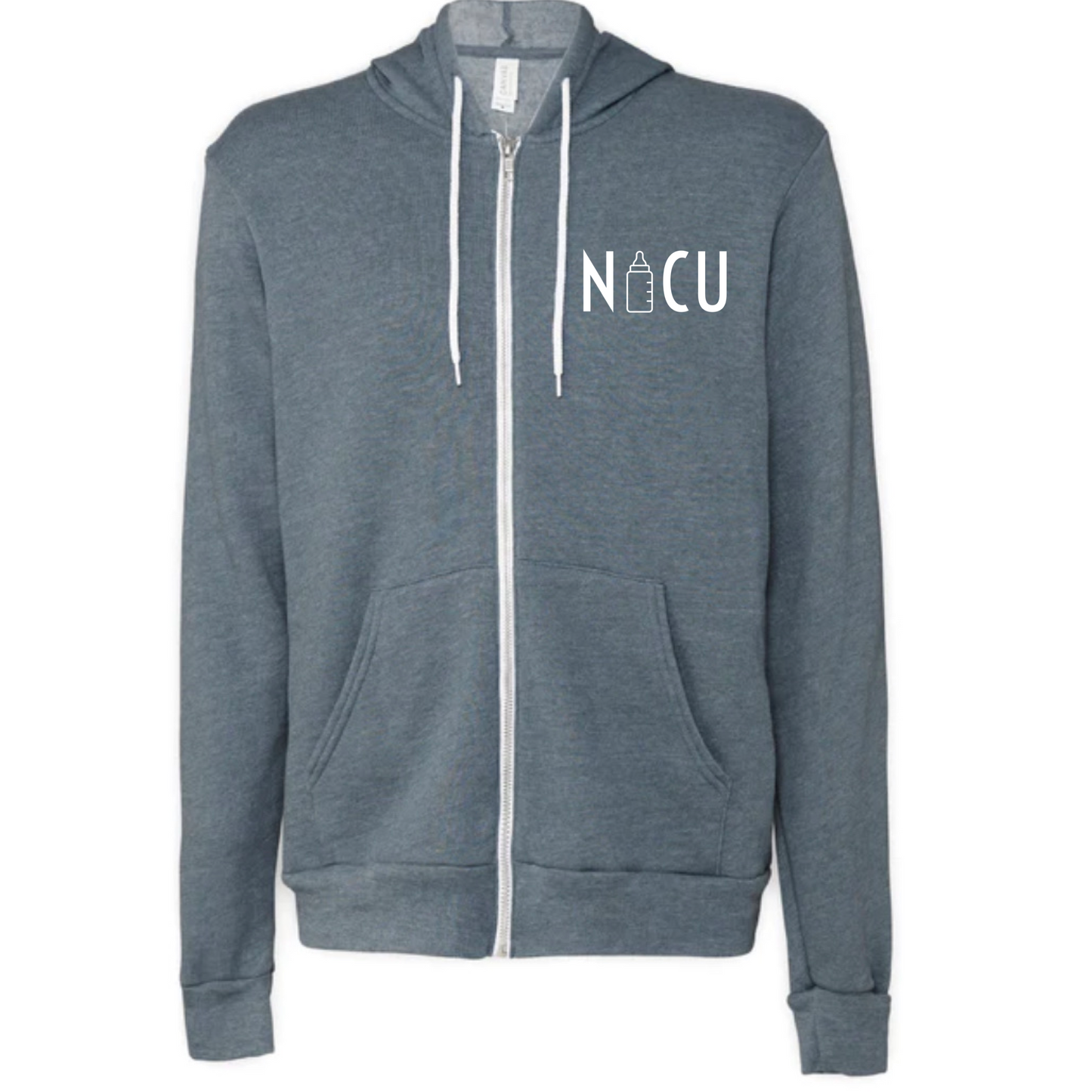 NICU Bottle Zip-Up Sweater