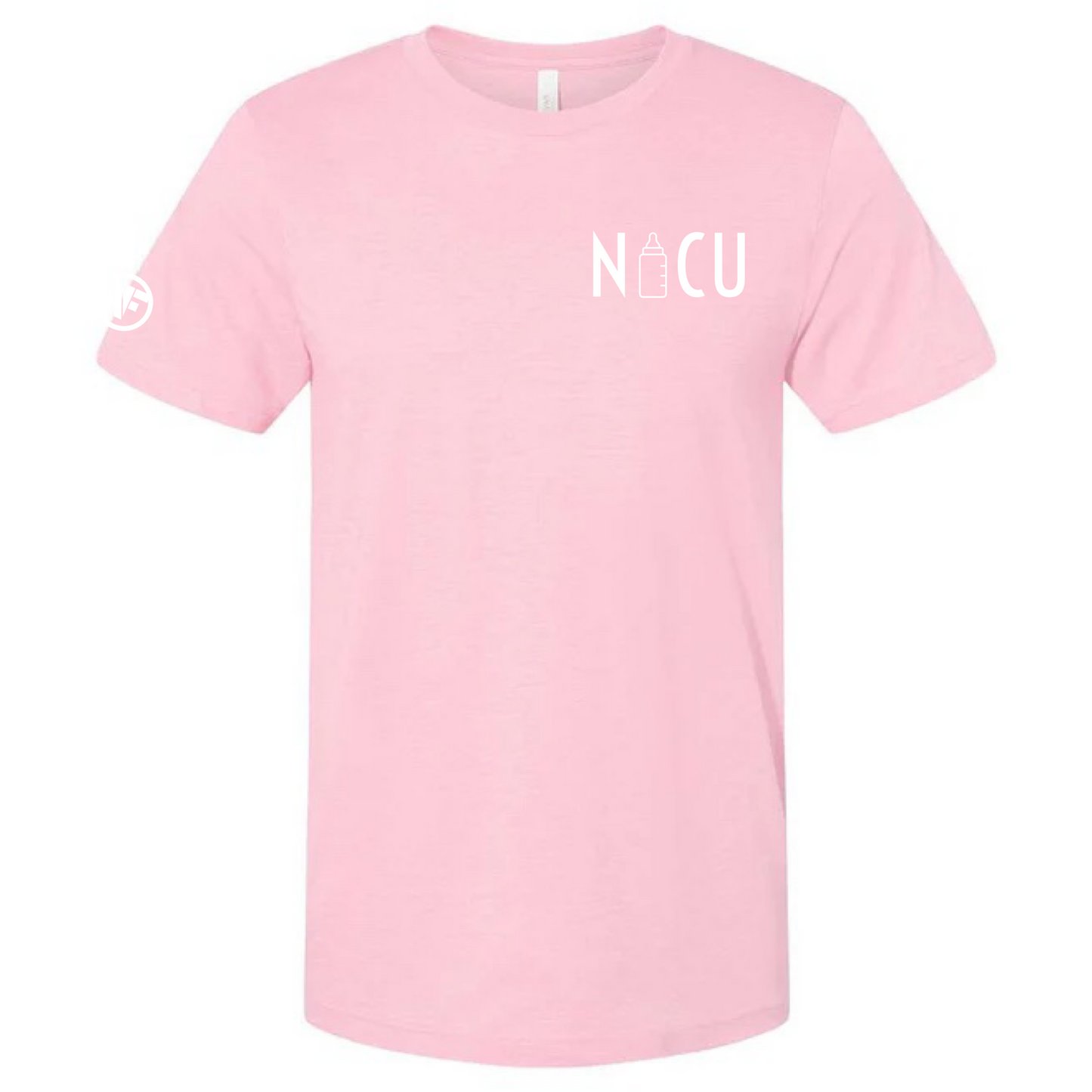 NICU Bottle Icon T-Shirt (Solid Colors)
