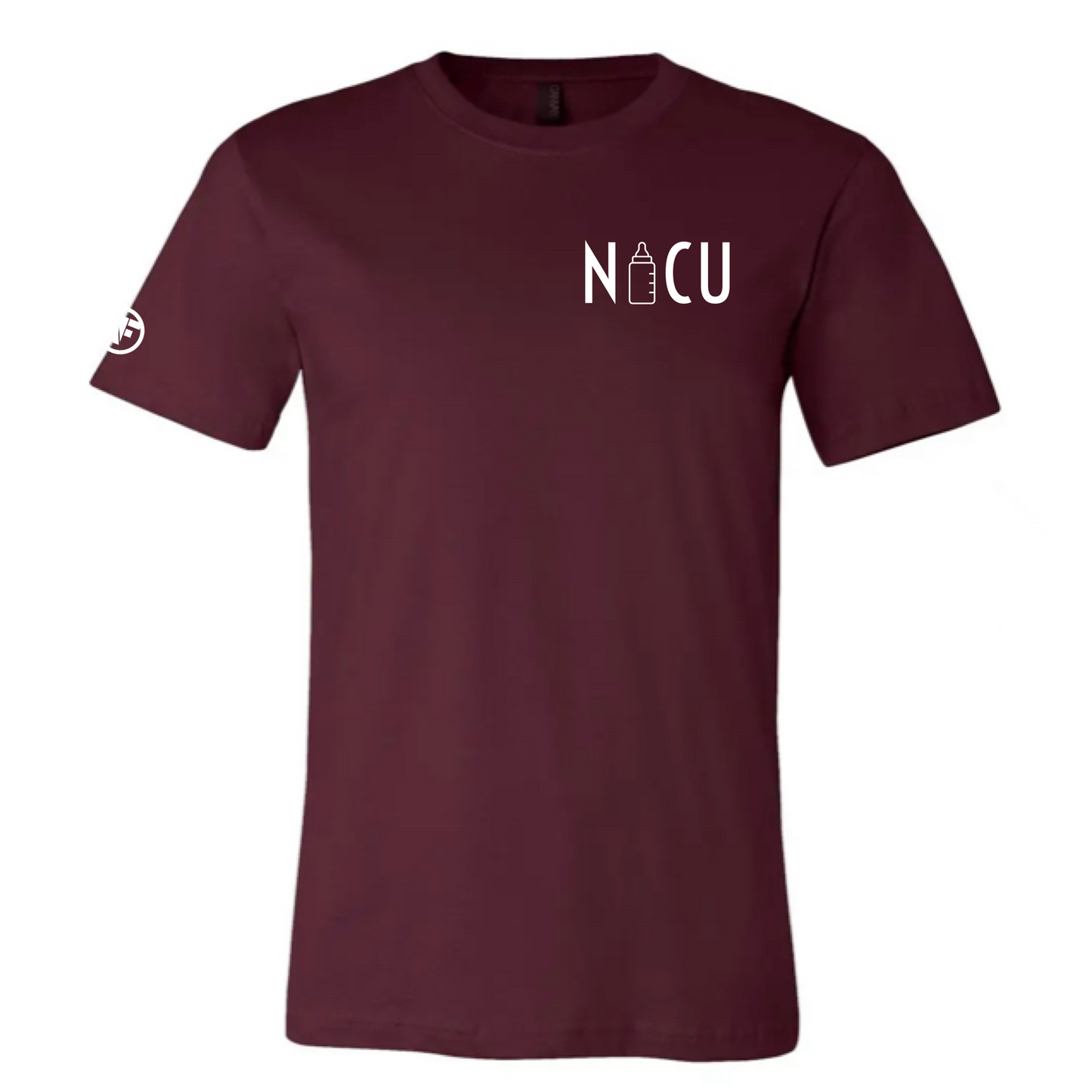 NICU Bottle Icon T-Shirt (Solid Colors)