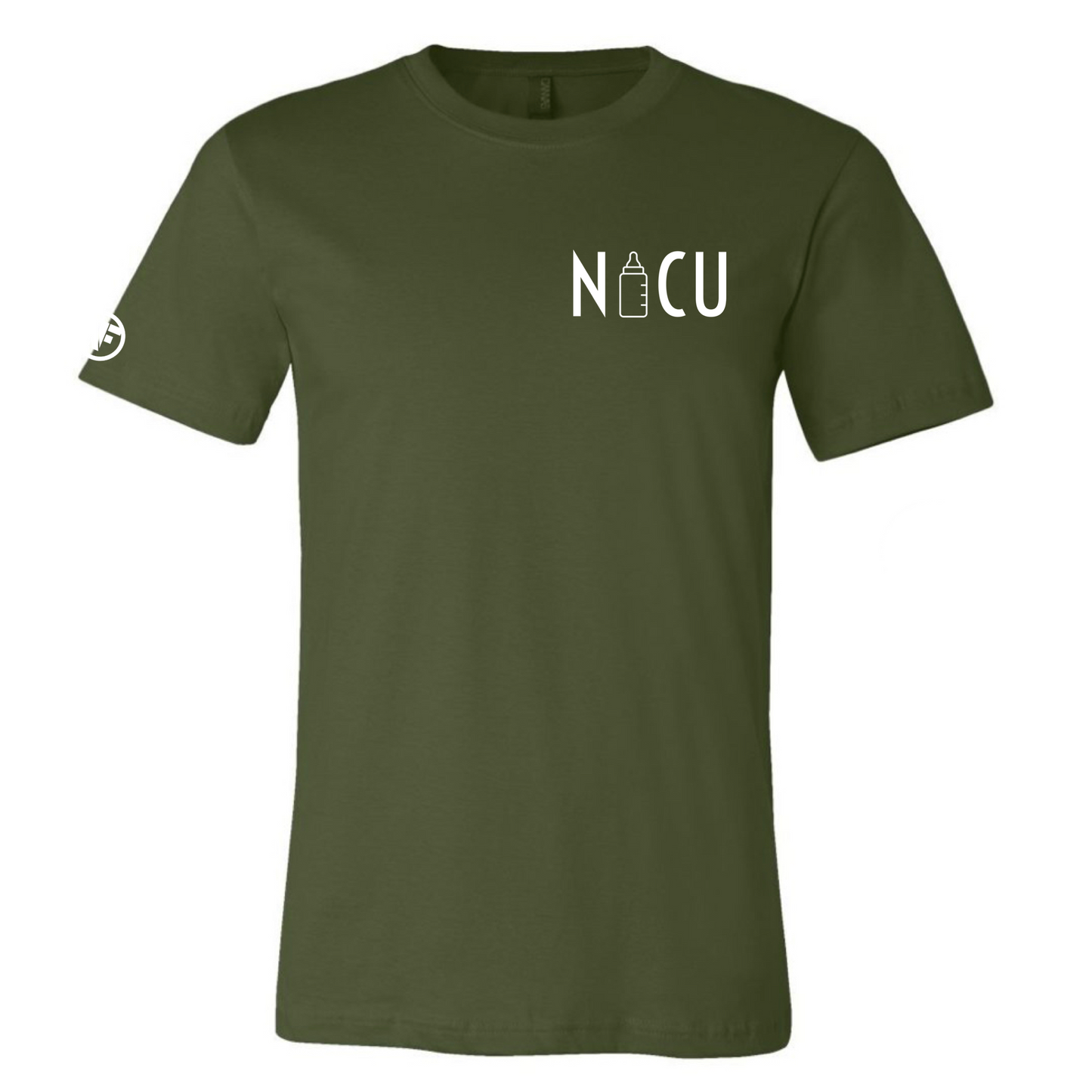 NICU Bottle Icon T-Shirt (Solid Colors)