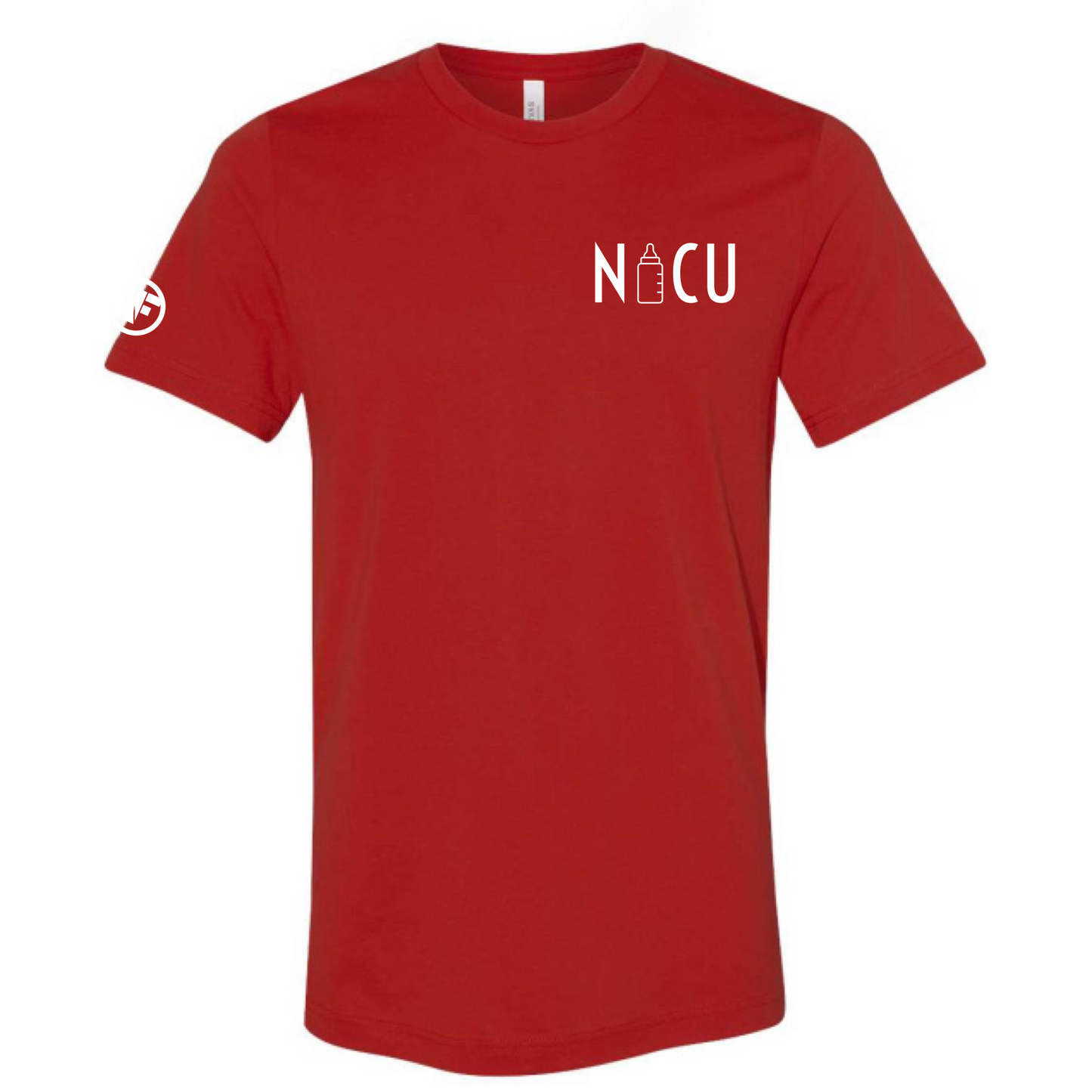 NICU Bottle Icon T-Shirt (Solid Colors)