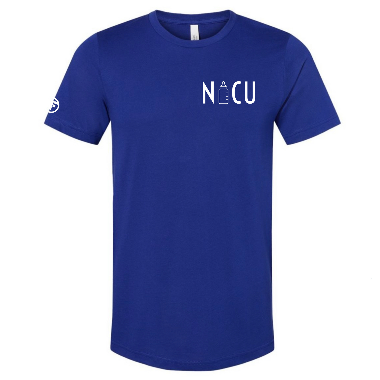 NICU Bottle Icon T-Shirt (Solid Colors)
