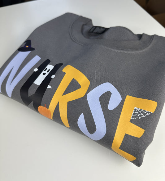 Spooky Nurse Crewneck