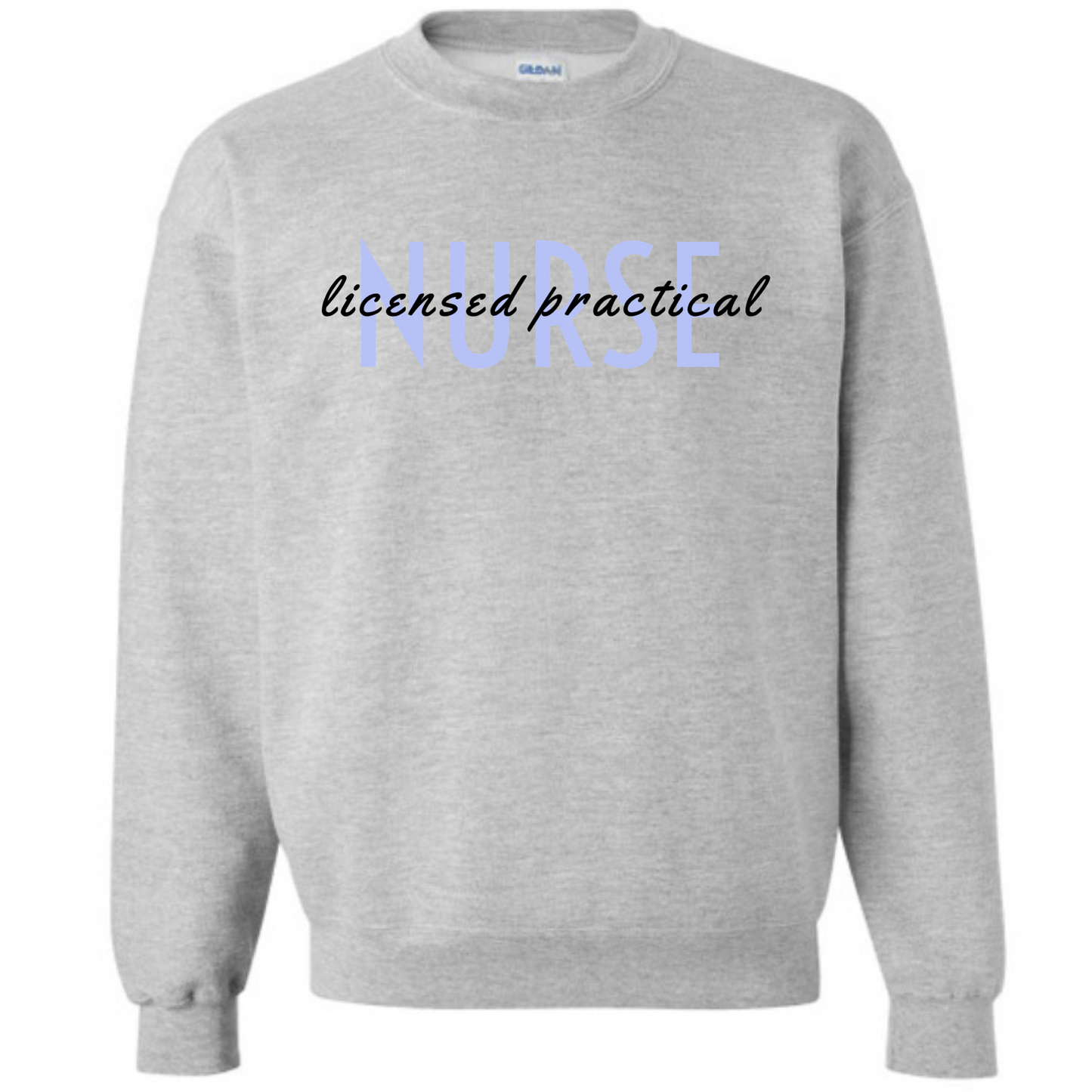 Purple Licensed Practical Nurse Crewneck