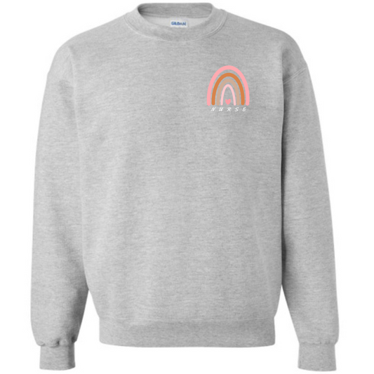 Rainbow Nurse Crewneck