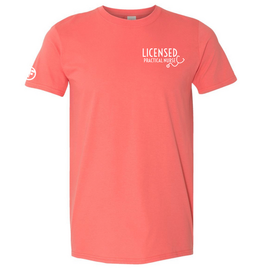 Licensed Practical Nurse T-Shirt (Solid Colors)